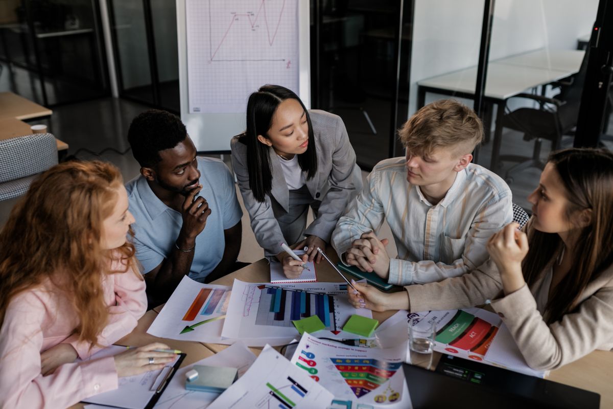 Small business team
